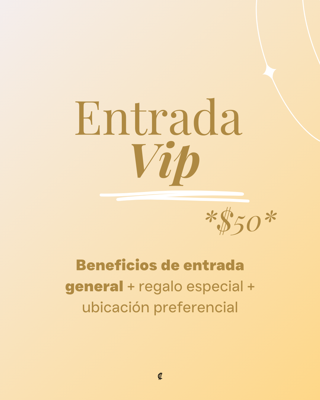Entradas con próposito - VIP